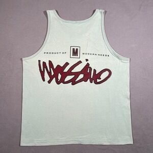 VTG Mossimo Tank Top Shirt MenS‎ L Product of Modern Needs Anvil Made in USA 90s